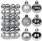 36/72 Pcs Christmas Glitter Ball Ornaments Tree Hanging Decor